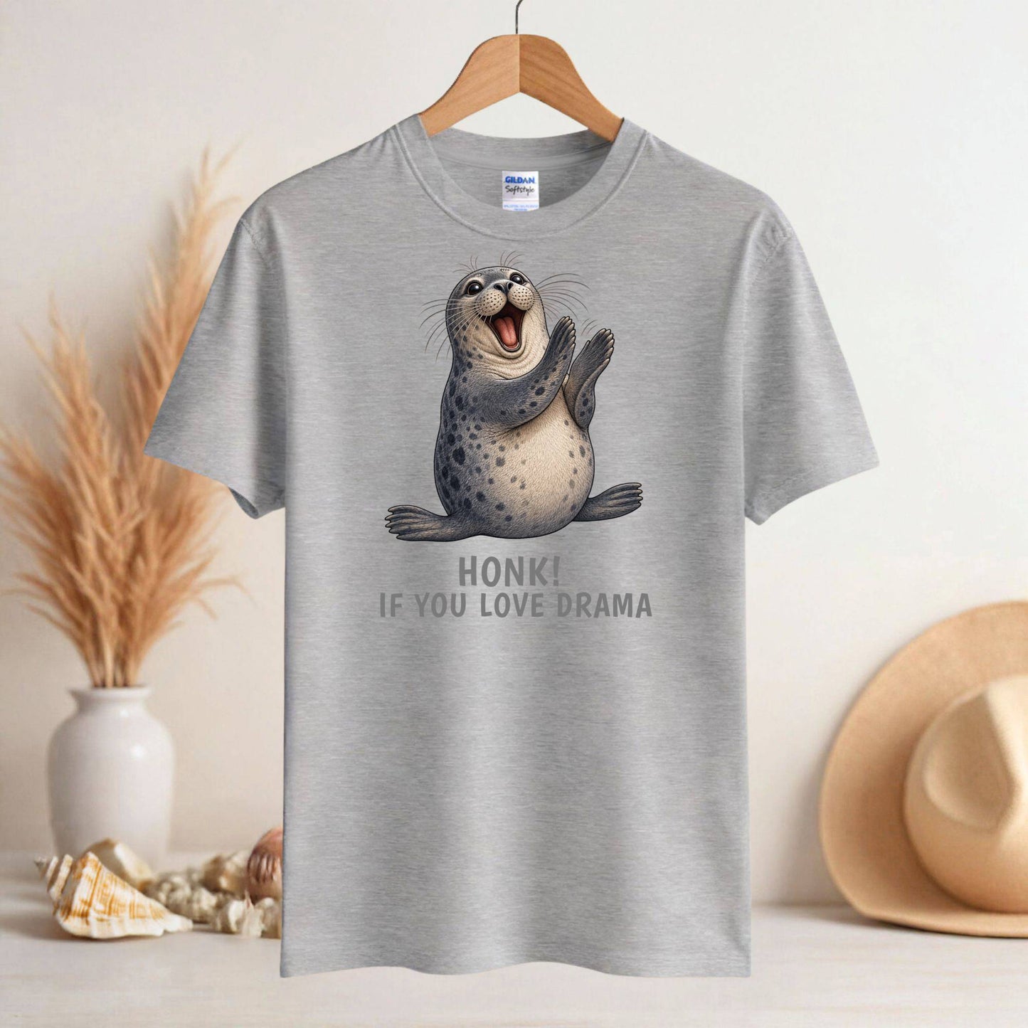 Honk If You Love Drama — Seal Tee