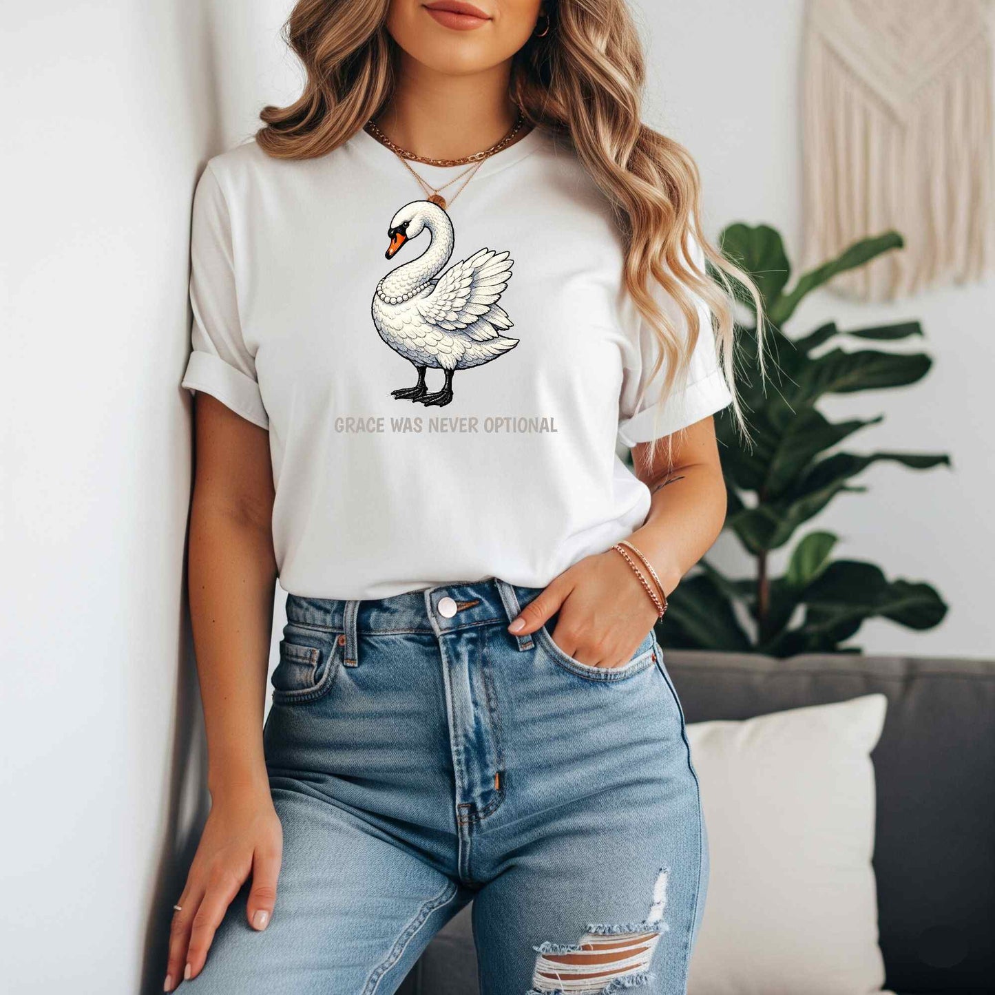 Swan T-Shirt | Fashion Animal Tee | Wild & Kind Couture Creatures