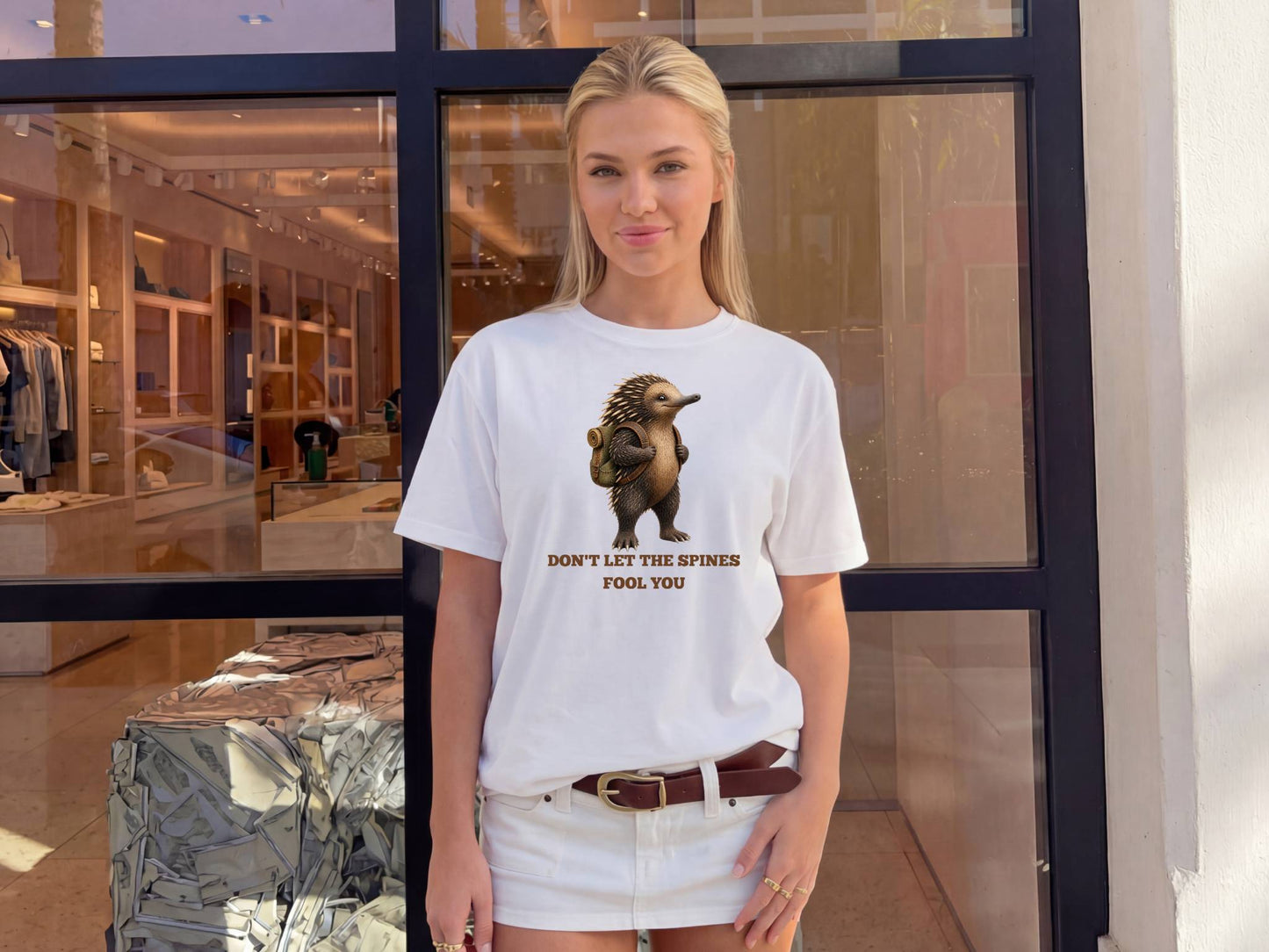 Don't Let the Spines Fool You — Echidna Adventure Tee