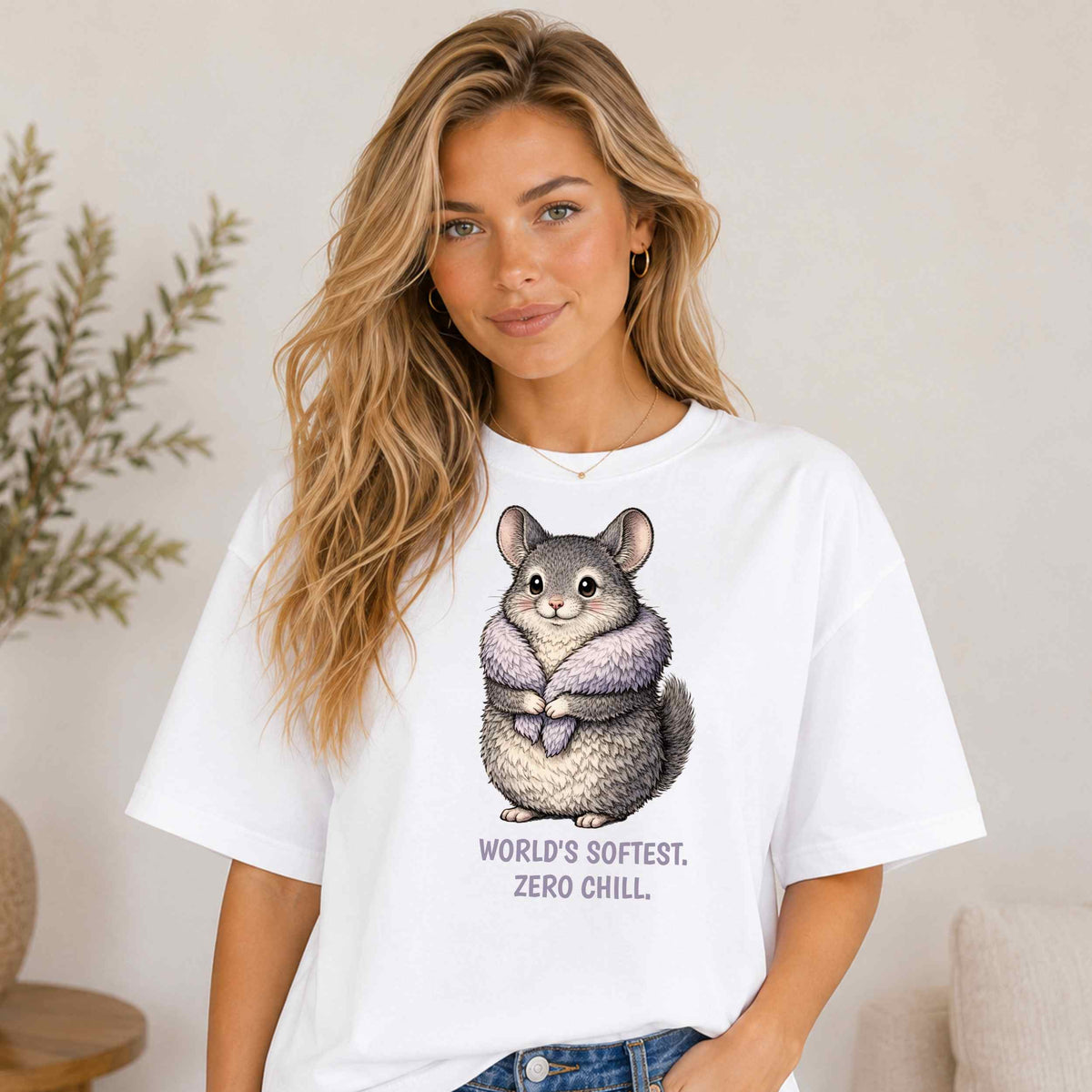 Chinchilla 'World's Softest, Zero Chill' T-Shirt