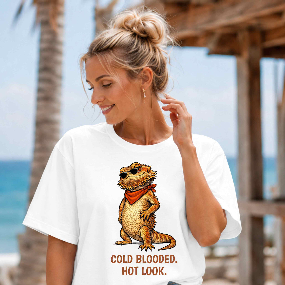 Bearded Dragon T-Shirt | Fashion Animal Tee | Wild & Kind Couture Creatures