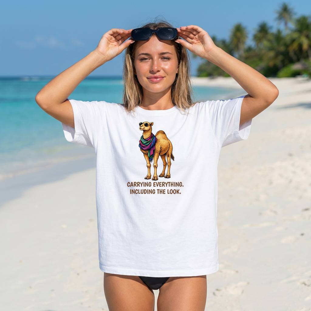 Camel T-Shirt | Fashion Animal Tee | Wild & Kind Couture Creatures