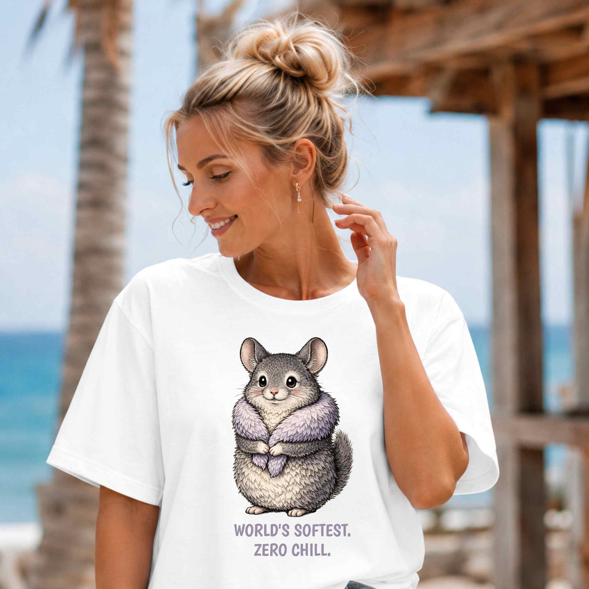 Chinchilla 'World's Softest, Zero Chill' T-Shirt
