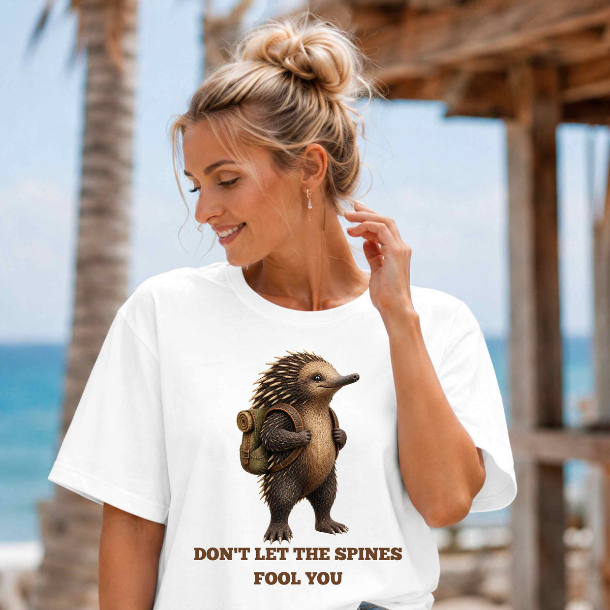 Don't Let the Spines Fool You — Echidna Adventure Tee