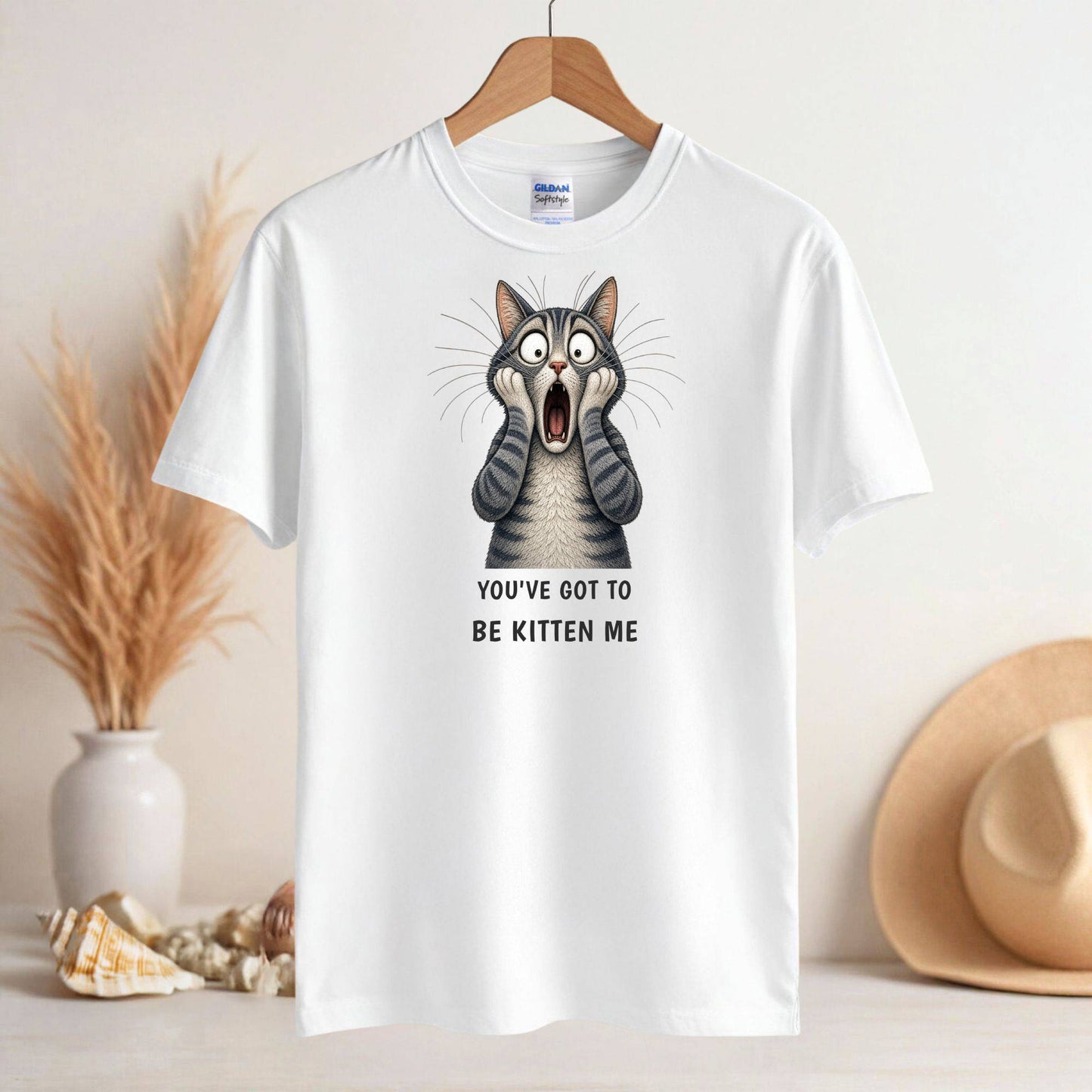 You've Got to Be Kitten Me — Domestic Divas Shocked Cat Tee