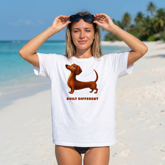 Built Different — Domestic Divas Dachshund Tee