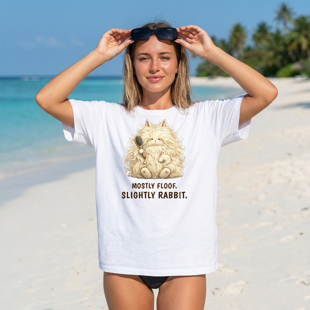Mostly Floof. Slightly Rabbit. — Angora Rabbit Tee