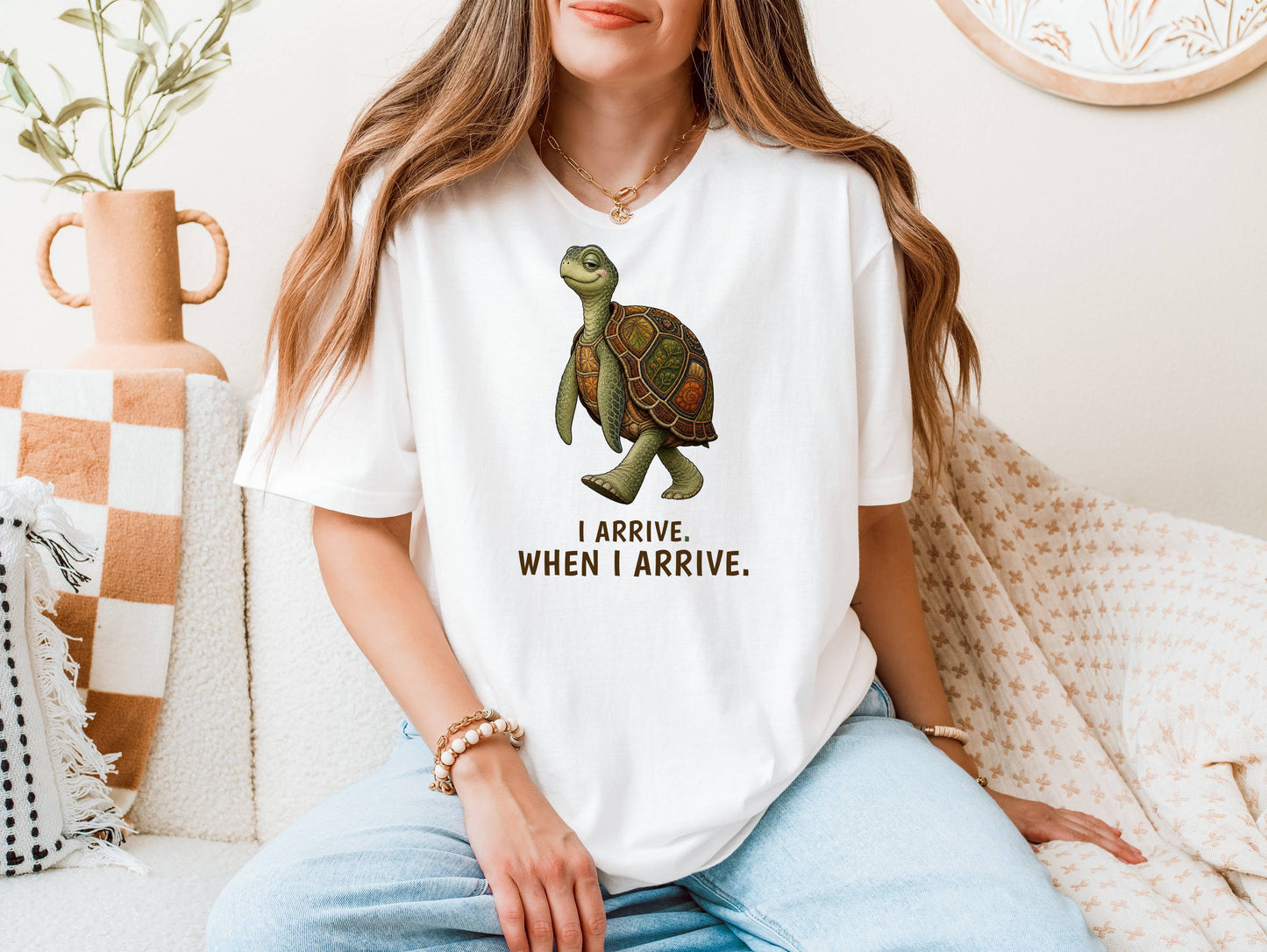 I Arrive When I Arrive — Sea Turtle Tee