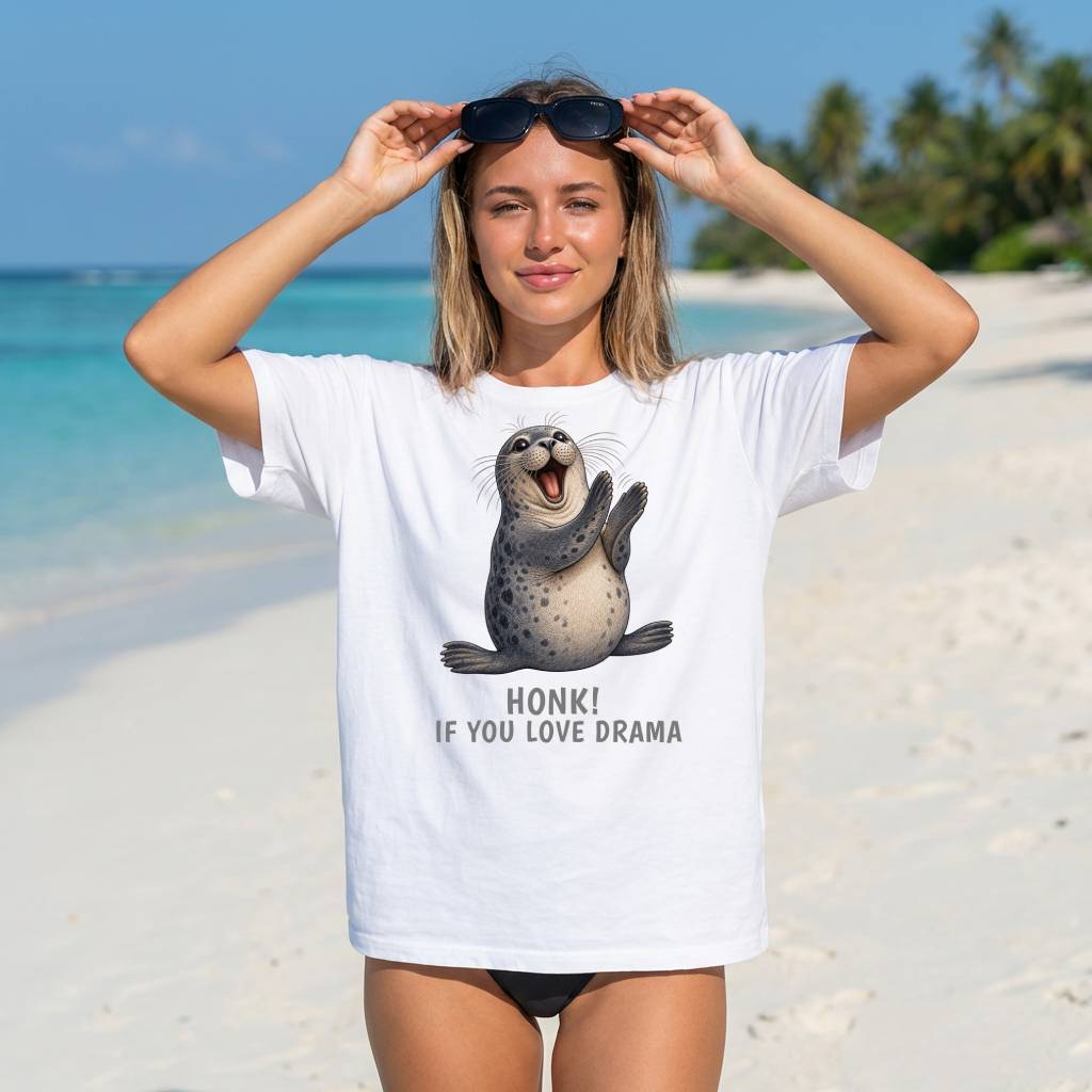 Honk If You Love Drama — Seal Tee