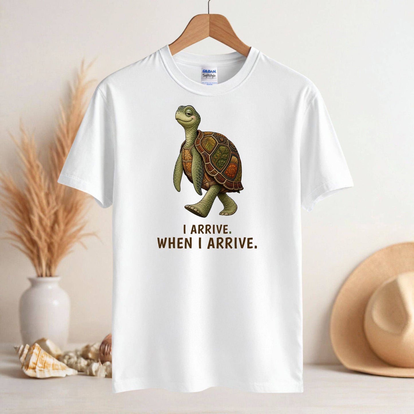 I Arrive When I Arrive — Sea Turtle Tee