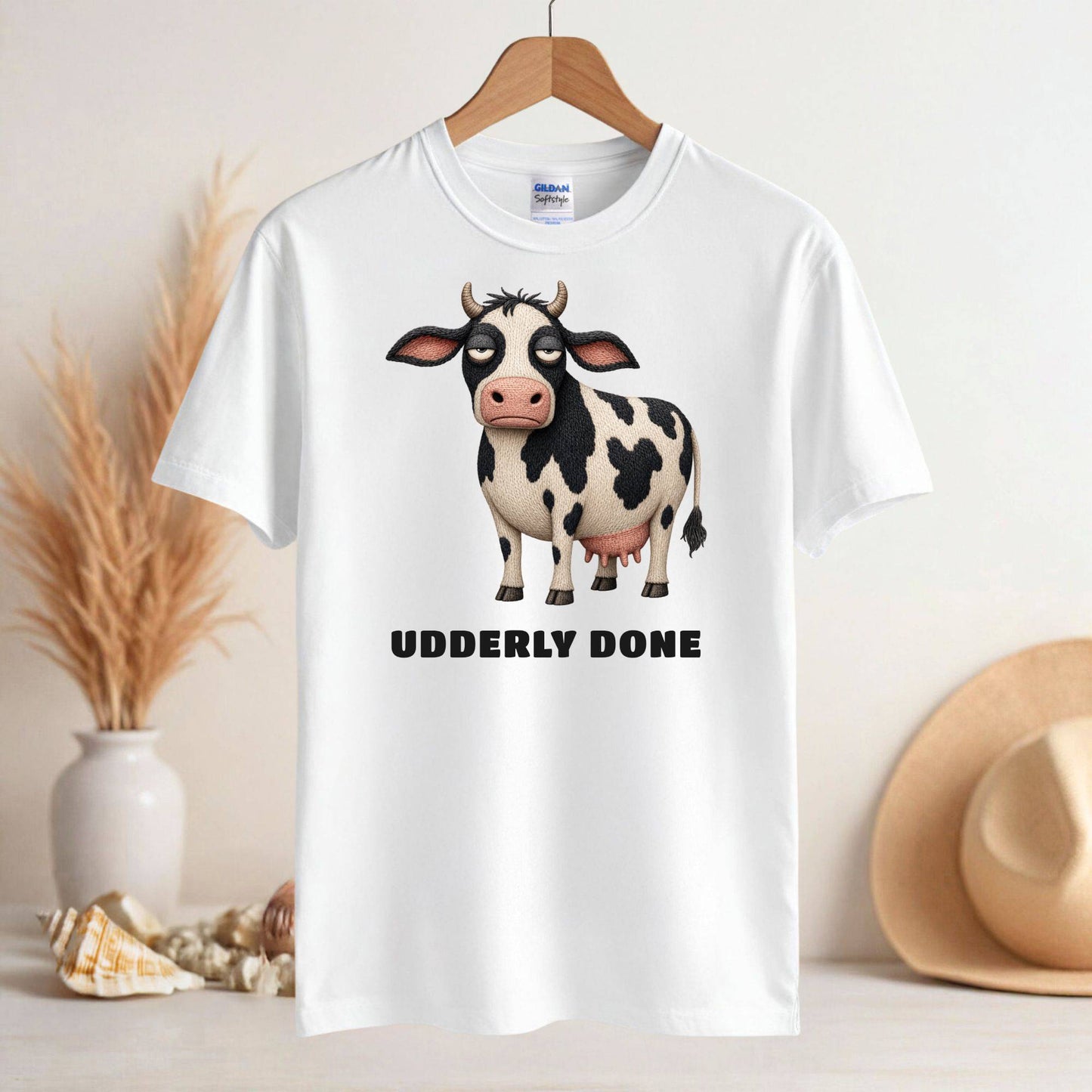 Udderly Done — Barnyard Baddies Cow Tee