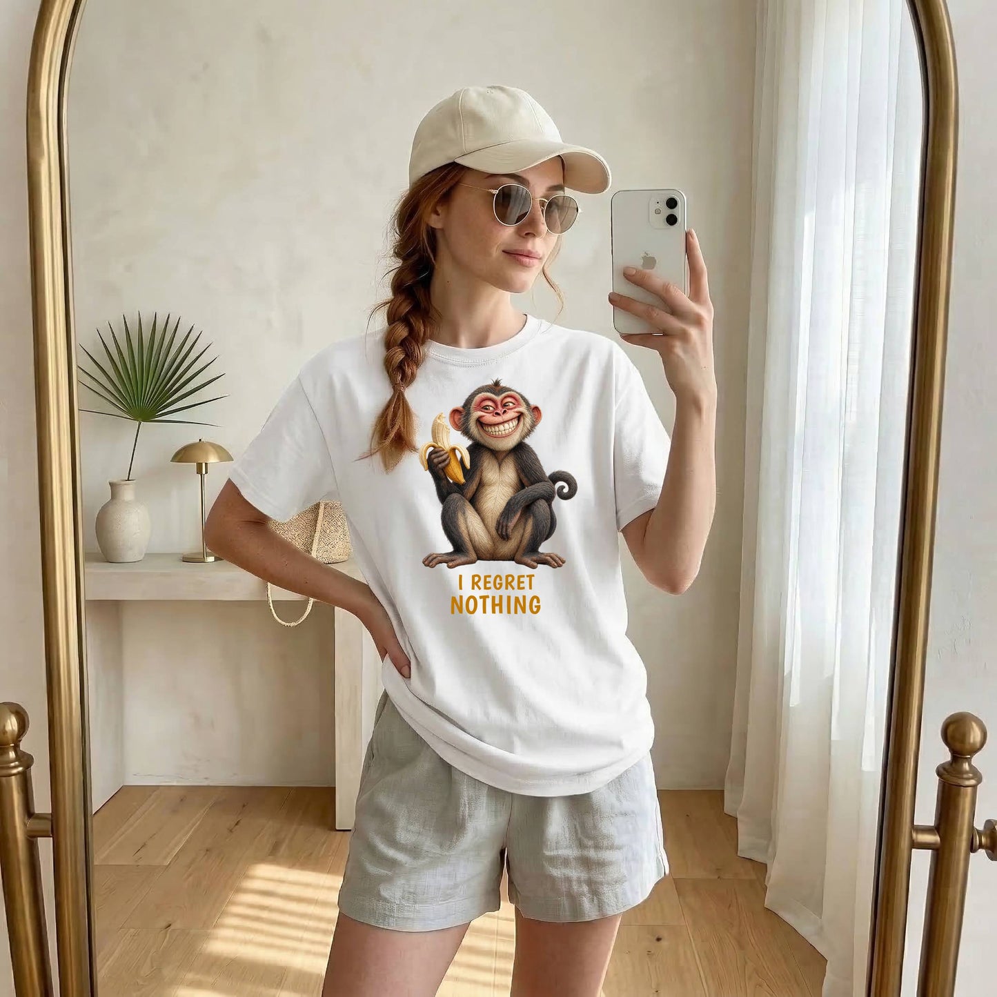 I Regret Nothing — Jungle Jokers Monkey Tee