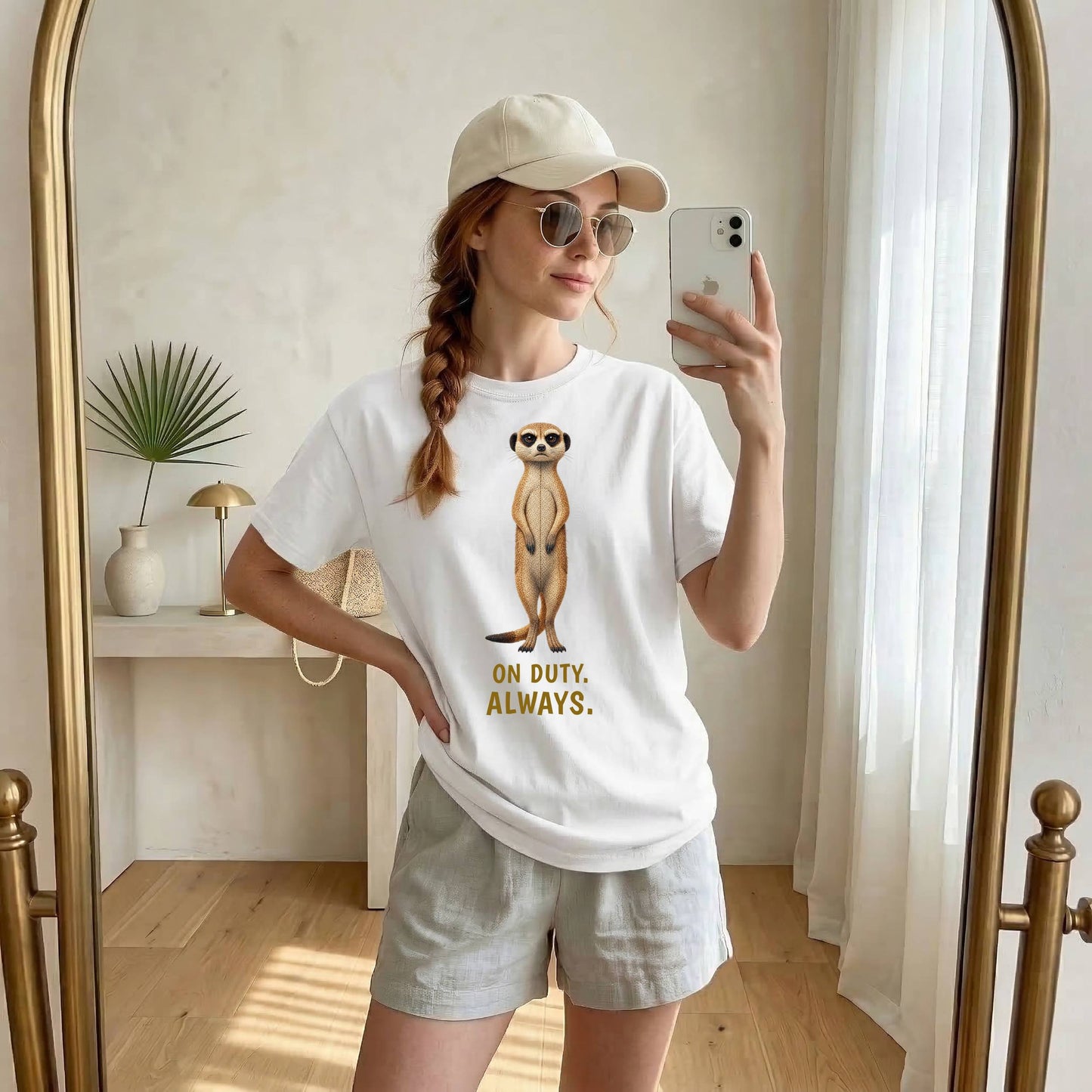 On Duty. Always. — Savannah Sass Meerkat Tee