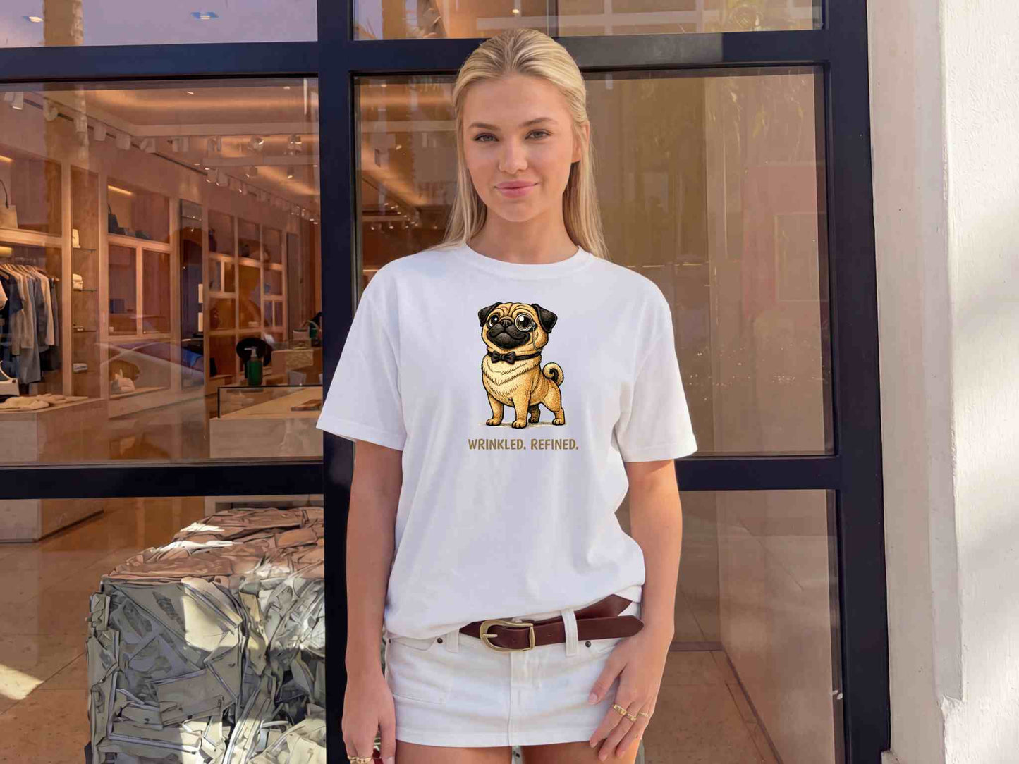Pug T-Shirt | Fashion Dog Tee | Wild & Kind Couture Creatures