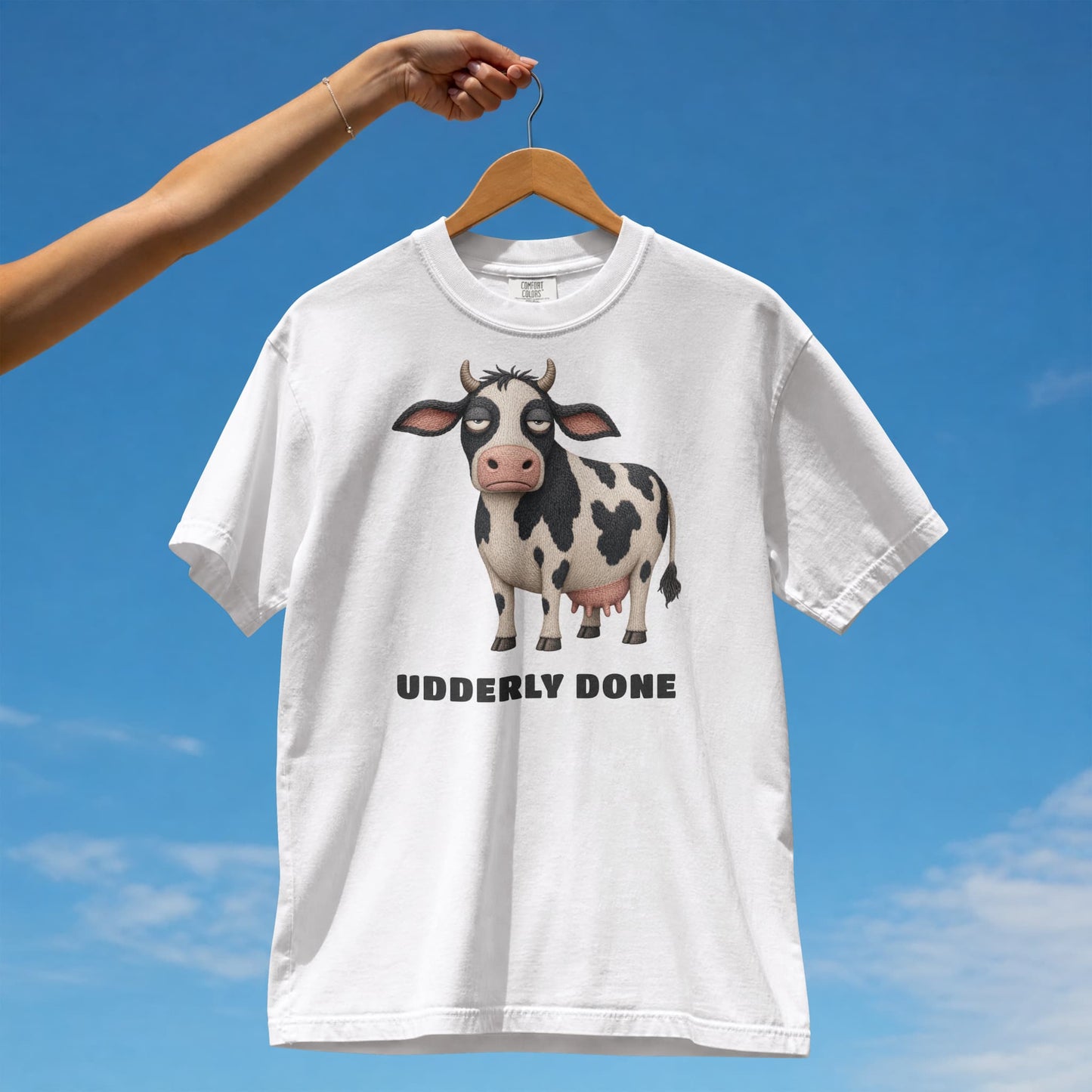 Udderly Done — Barnyard Baddies Cow Tee