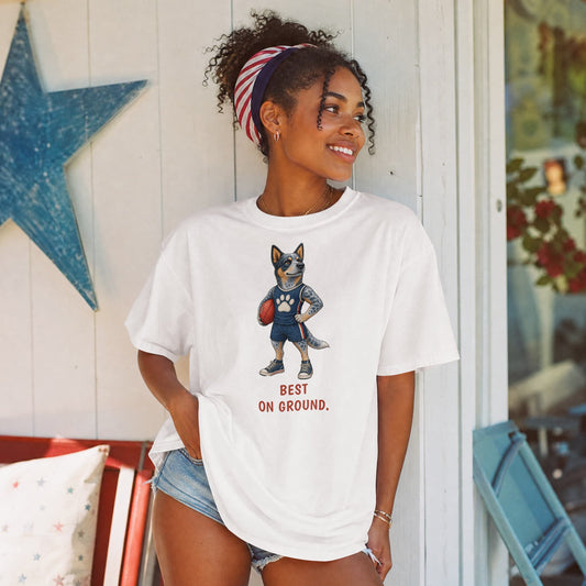Best On Ground — AFL Blue Heeler Tee