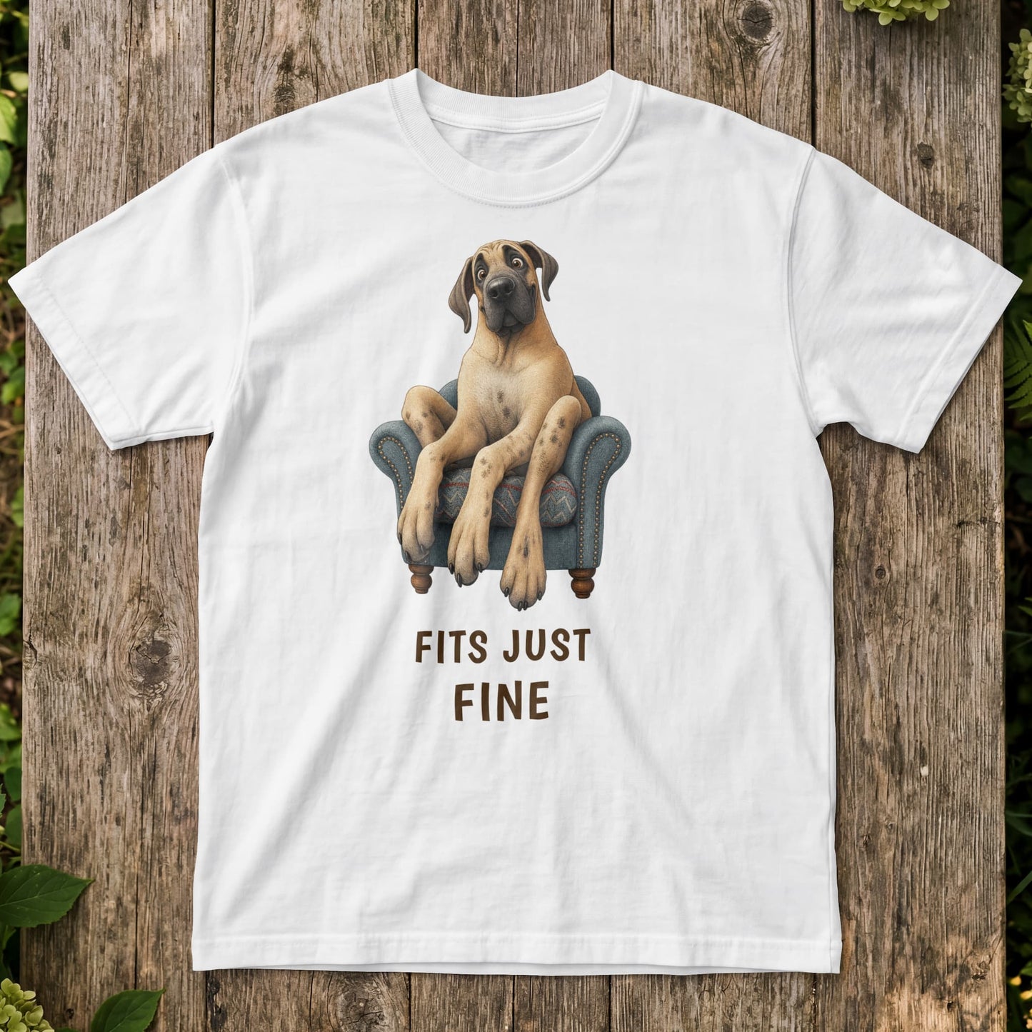 Fits Just Fine — Great Dane Tee