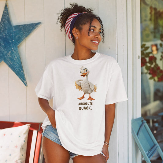 Absolute Quack — Barnyard Baddies Duck Tee