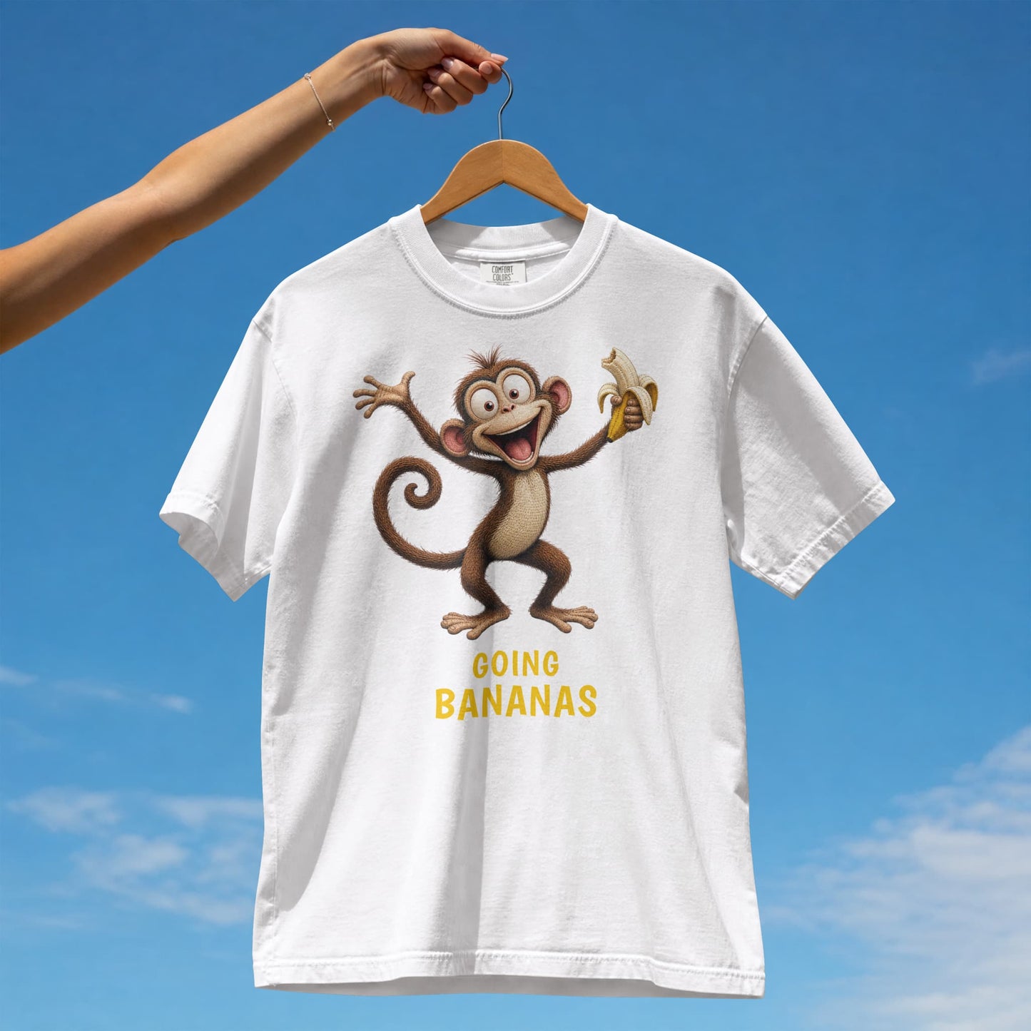 Going Bananas — Jungle Jokers Monkey Tee