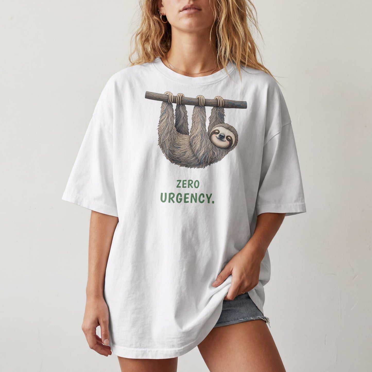 Zero Urgency — Jungle Jokers Sloth Tee