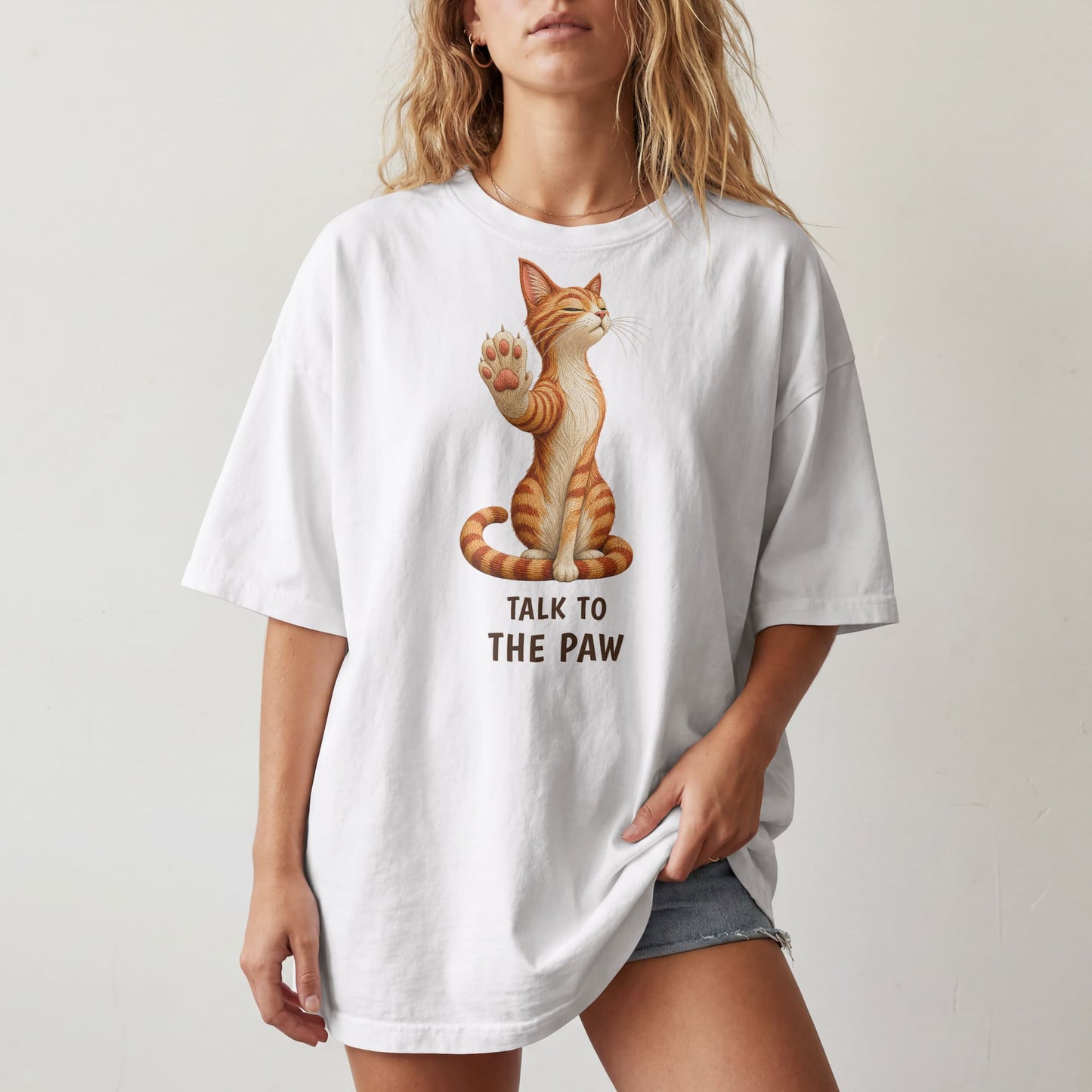 Talk to the Paw — Domestic Divas Sassy Cat Tee