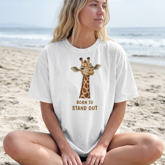 Born to Stand Out — Savannah Sass Giraffe Tee