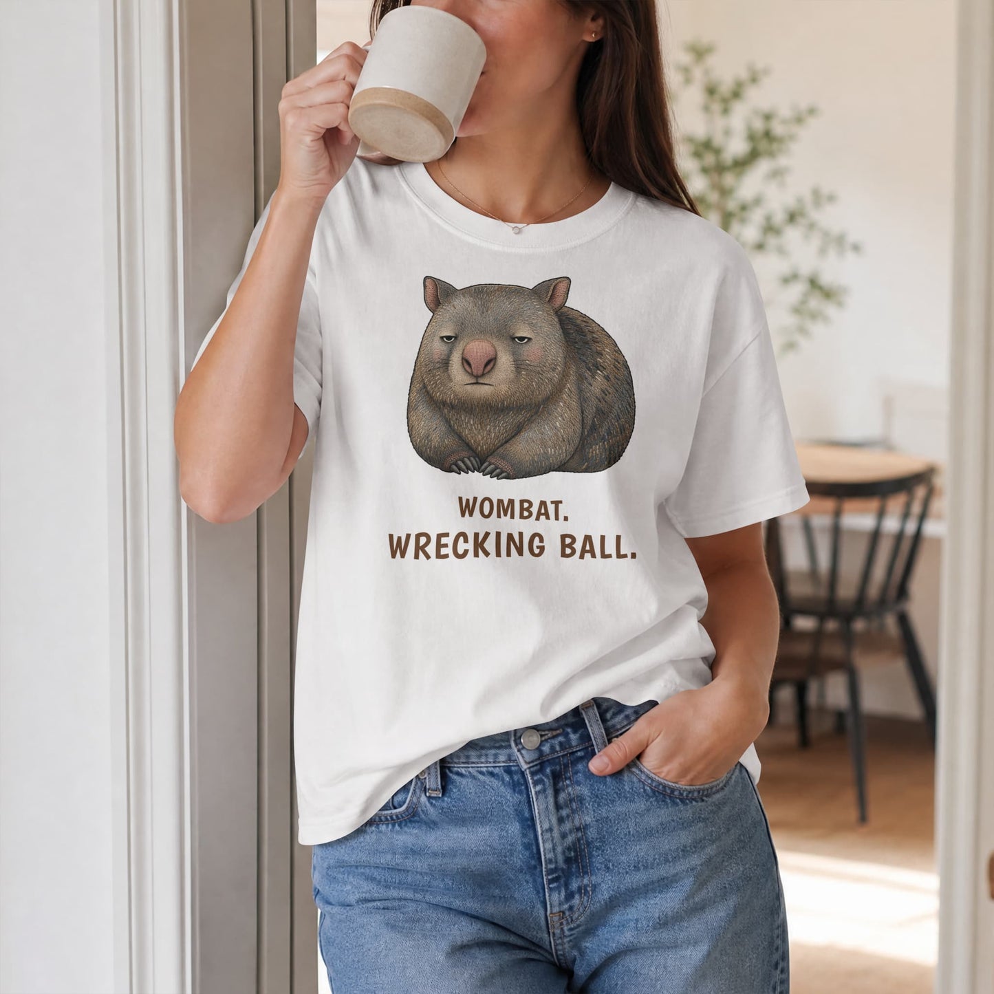 Wombat Wrecking Ball — Outback Originals Wombat Tee