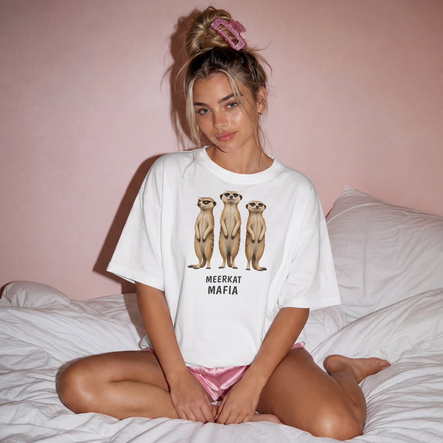 Meerkat Mafia — Savannah Sass Triple Meerkat Tee